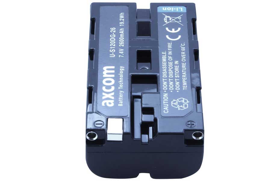 Li-Ion battery for HDR-FX1E, DSR-PD150, DSR-PD170, HVR-Z7C - 7,2V/3,4Ah Li-Ion battery for HDR-FX1E, DSR-PD150, DSR-PD170, HVR-Z7C - 7,2V/3,4Ah