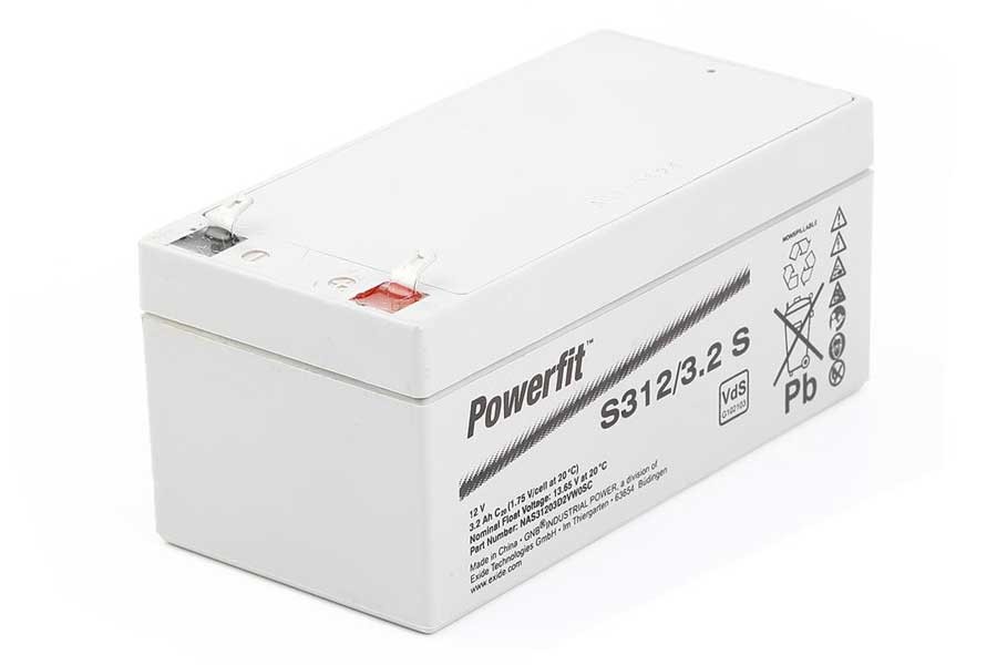 Lead battery SONNENSCHEIN POWERFIT S312/3,2S - 12V/3,2Ah (VDS) Lead battery SONNENSCHEIN POWERFIT S312/3,2S - 12V/3,2Ah (VDS)
