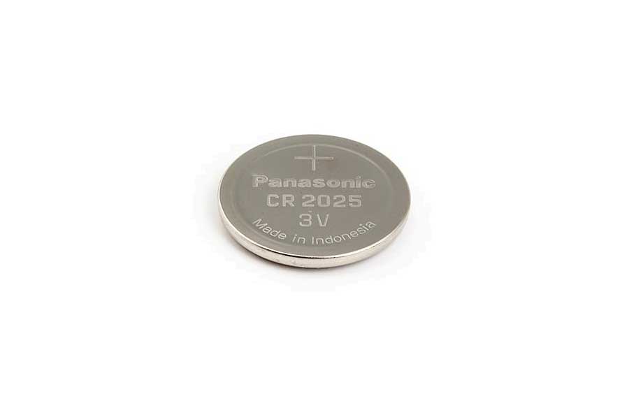 Panasonic button cell, CR2025, L12, 3V battery