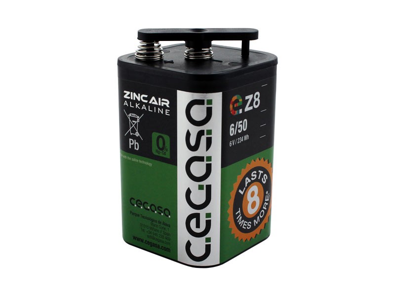 Cegasa zinc-air alkaline battery 6V/45Ah