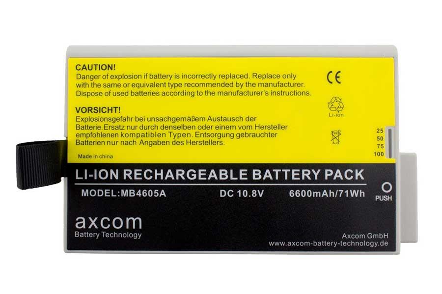 Battery for Philips IntelliVue patient monitors (like M4605a) detailed view