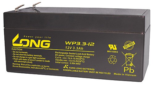 Long Bleiakku WP3.3-12 - 12V 3,3Ah