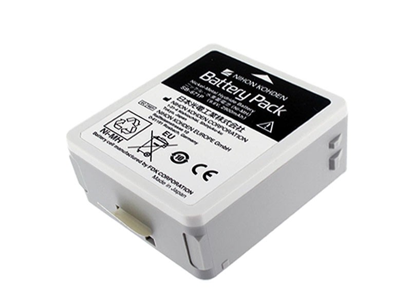 NiMH battery for Nihon Kohden BSM 3000, 6000, 6300, 650, 6700, type X075, SB-671P, 9,6V- 2,9Ah (Original)