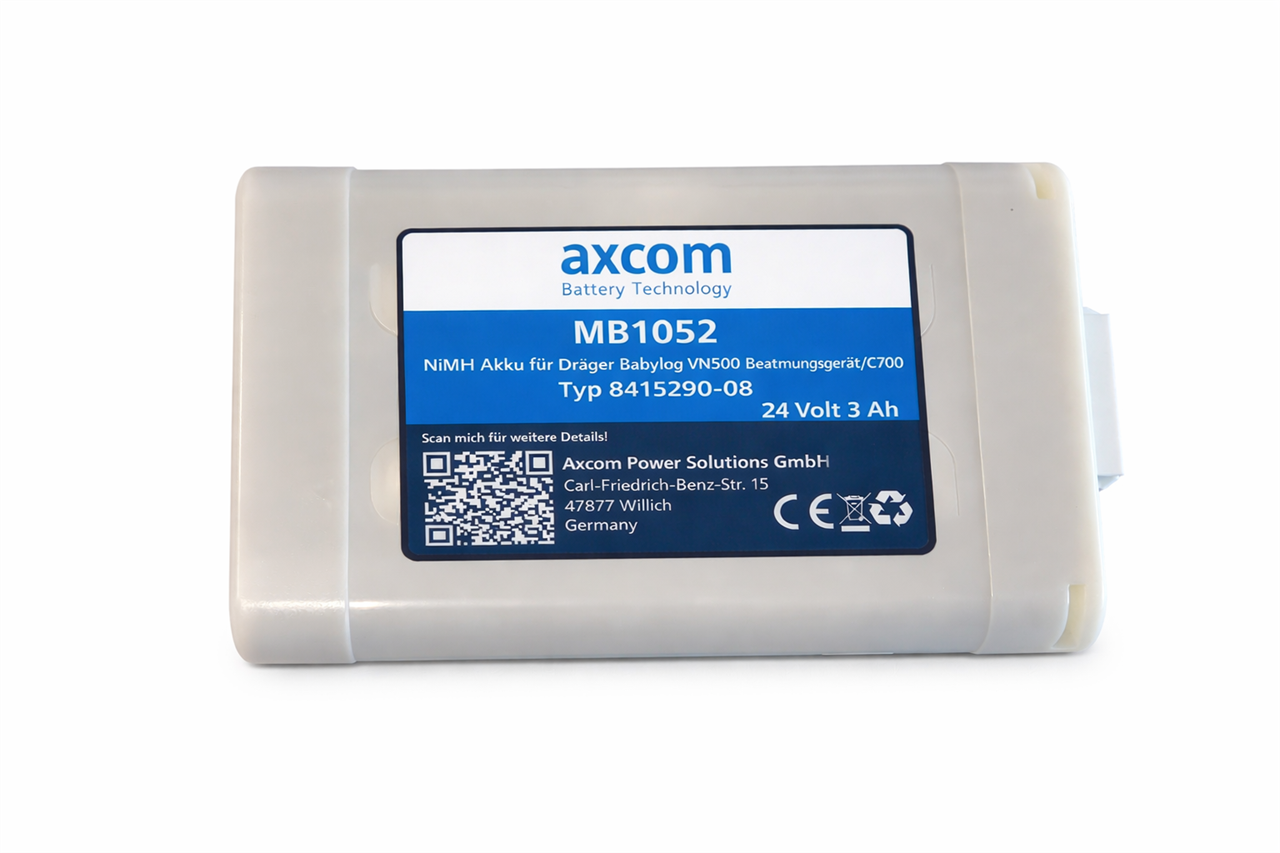 Battery for Dräger Babylog VN500, Evita Infinity V500, Infinity C700 