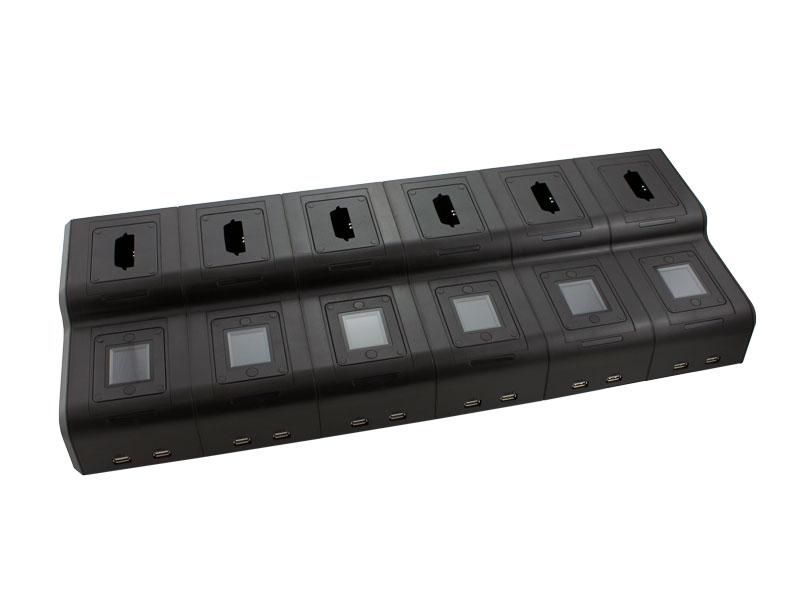 Charger for 6 batteries from Sepura STP8000, STP9000, SC2020