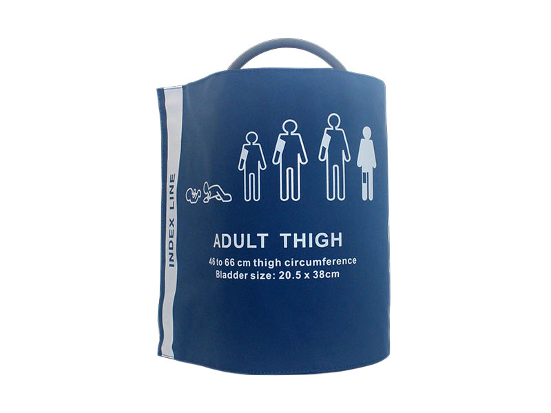Comfort blood pressure cuff for thighs with a circumference of 46–66 cm, extended size