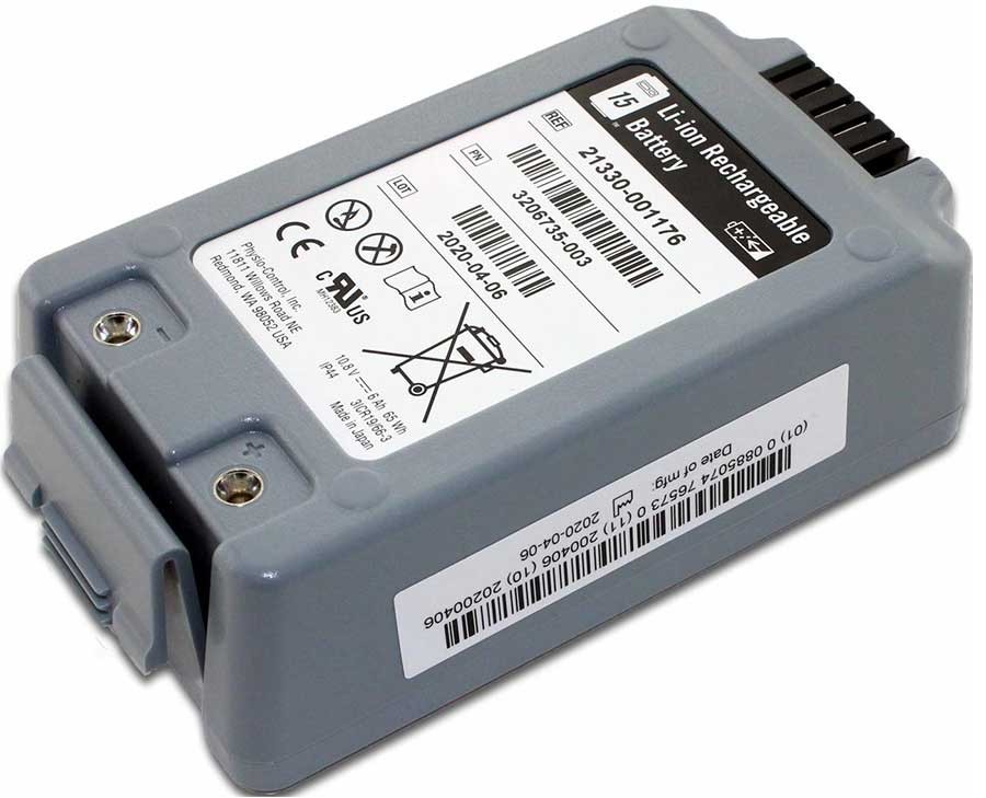 Li-Ion battery Physio Control for Lifepak 15 - 10,8V/6AH/65Wh (Original) Li-Ion battery Physio Control for Lifepak 15 - 10,8V/6AH/65Wh (Original)