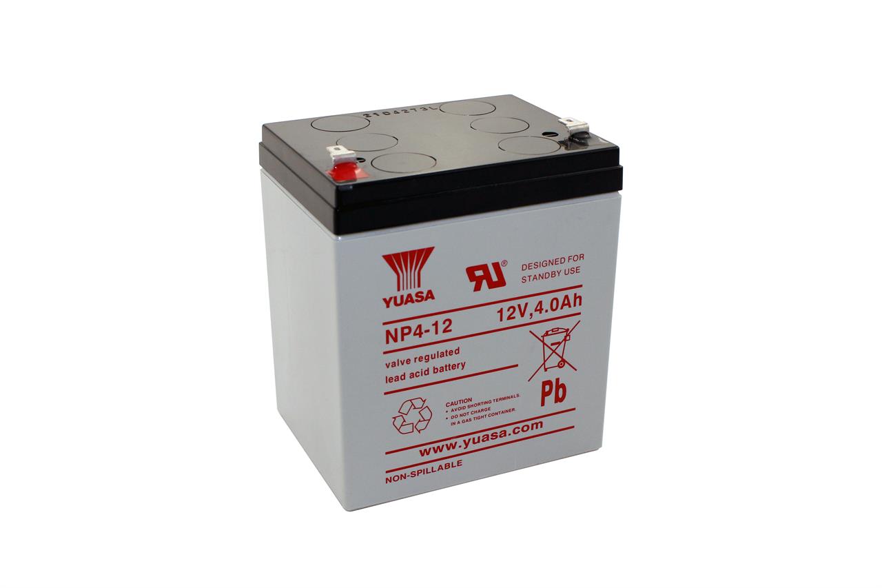 PB battery YUASA NP4-12 (incl.MTZ) - 12V/4,0AH