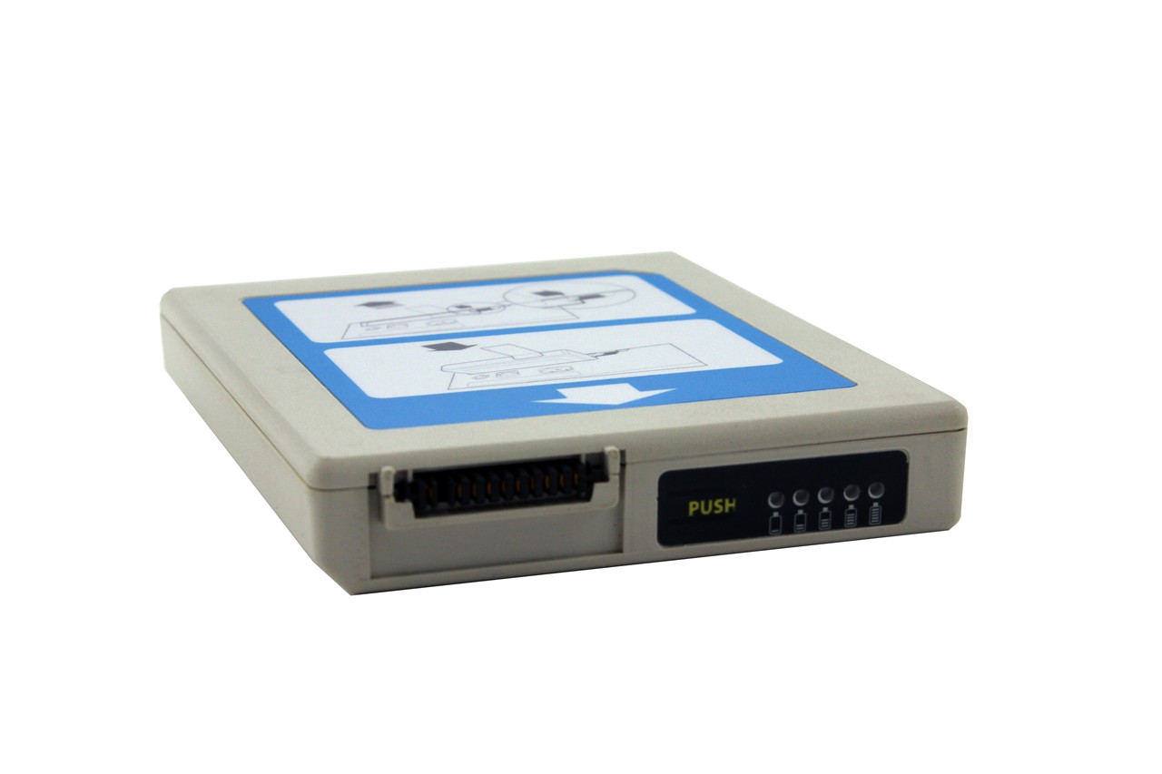 Battery for the Philips Heartstart XL+, detailed view