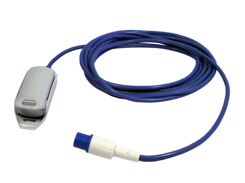 SPo2 finger sensor clip for Dräger, Siemens, Adults, 3m length