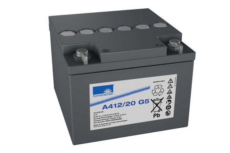 Lead battery SONNENSCHEIN A412/20G5 - 12V/20Ah
