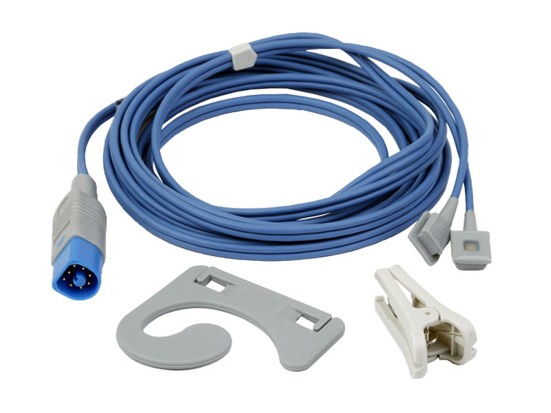 SpO2 ear sensor for Philips, adults, 3m (like M1194A) SpO2 ear sensor for Philips, adults, 3m (like M1194A)