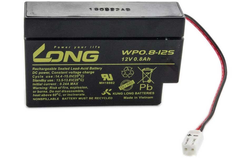 Long Bleiakku WP0.8-12S - 12V 0,8Ah - JST Stecker