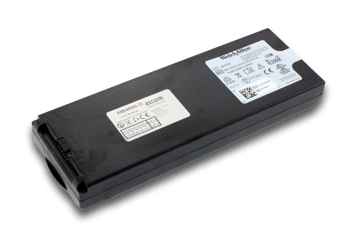 Original Li-Ion battery for BATT-99 Welch Allyn Connex Monitor VSM6000/ CVSM/ CP150/ Connex Spot Power 10.8V/6.89Ah (75Wh)