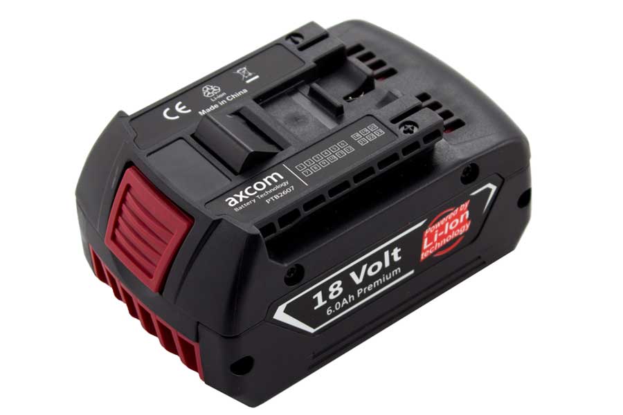 Li-Ion Battey for BOSCH GBA 18V/6Ah