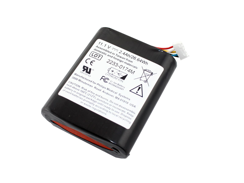 Li-Ion battery for PHILIPS MONITOR VSi / VS2 plus - 11.1V/ 2,4h (original) Li-Ion battery for PHILIPS MONITOR VSi / VS2 plus - 11.1V/ 2,4h (original)