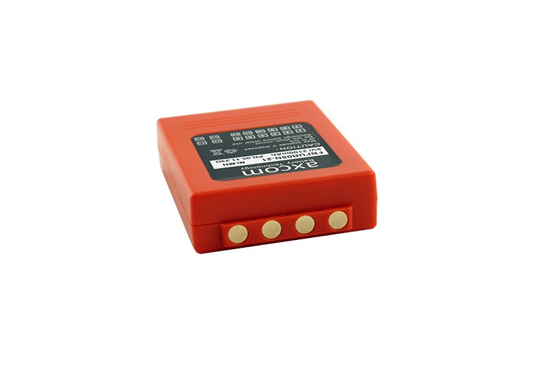 Battery for HBC remote control with 2,1Ah, like HBC FUB05AA, BA225000, BA225030, BA225031, contacts