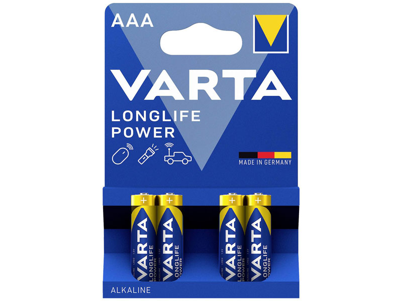 NiMH rechargeable battery Varta Micro AAA/LR03 1.2V 1000mAh 4-pack blister pack (rechargeable)