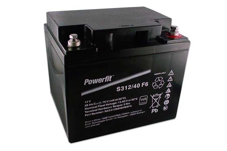 Lead battery SONNENSCHEIN POWERFIT S312/40 FM6 - 12V/38Ah (VDS)