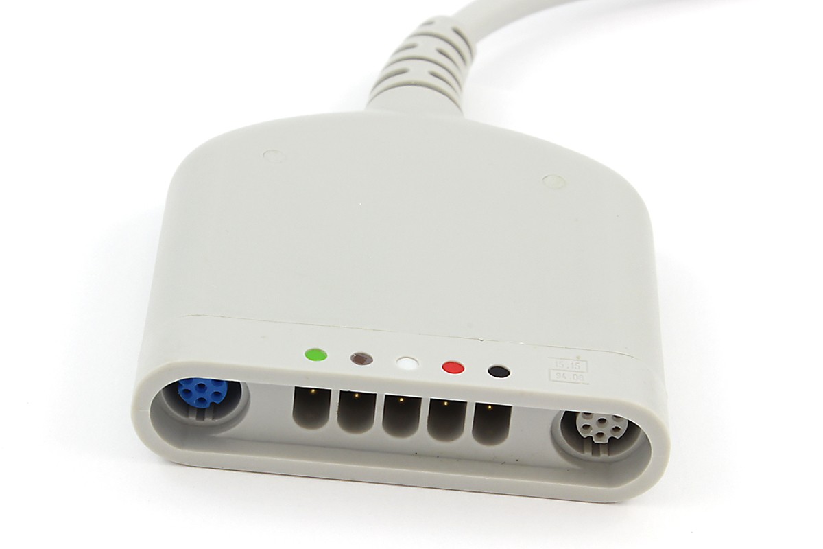 Connector with stamped colour code for easy cleaning of Multimed cable Dräger/Siemens