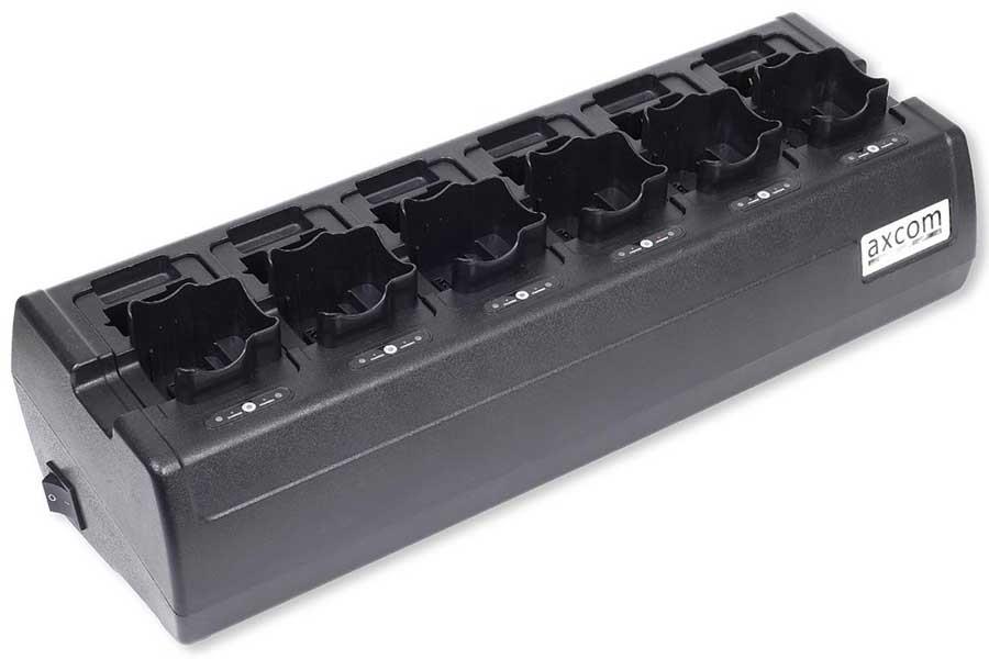 6+6 station charger incl. adapter for Motorola R7, DP3400, DP3600, DP2400, DP2600, DP2800, DP44