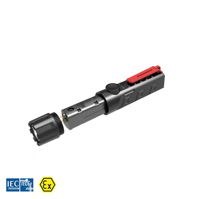 Explosion proof LED Torch incl. Li-Ion battery, ATEX, 14h run time Explosion proof LED Torch incl. Li-Ion battery, ATEX, 14h run time