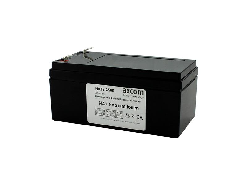 Sodium ion battery 12V 3.6Ah with 4.7mm plug contacts Sodium ion battery 12V 3.6Ah with 4.7mm plug contacts
