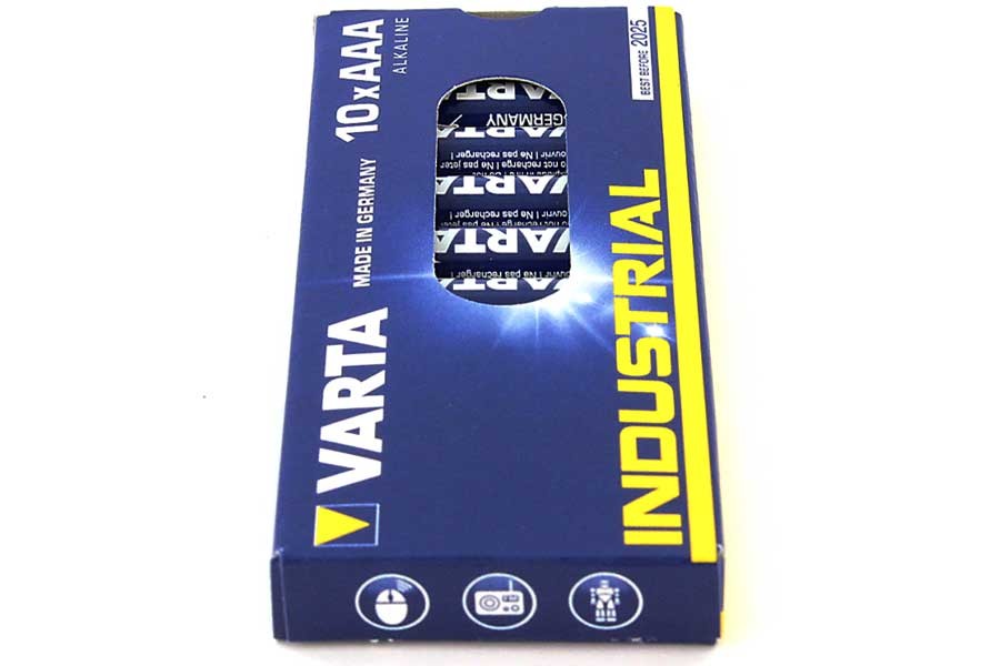 10 Varta batteries Micro, AAA, LR03, MN2400, 4003 Industrial Alkaline