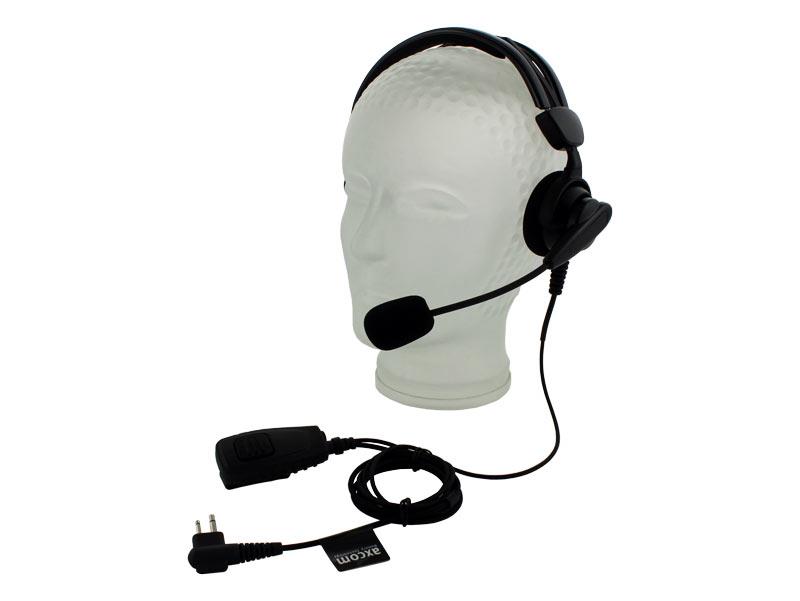 Overhead headset with boom microphone + small PTT button for Motorola GP300, CP040, DP1400, R2, HYT TC700 Overhead headset with boom microphone + small PTT button for Motorola GP300, CP040, DP1400, R2, HYT TC700