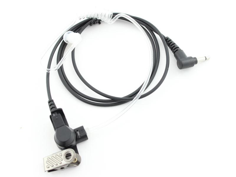 In-ear headphones with bayonet connection, sound tube converter unit (3.5mm jack angle)