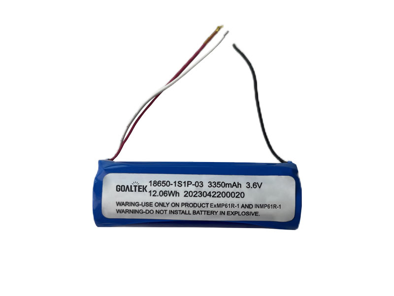 Battery cell for explosion-proof headlamp EXMP61R-1 – 3.6V/3350mAh Battery cell for explosion-proof headlamp EXMP61R-1 – 3.6V/3350mAh