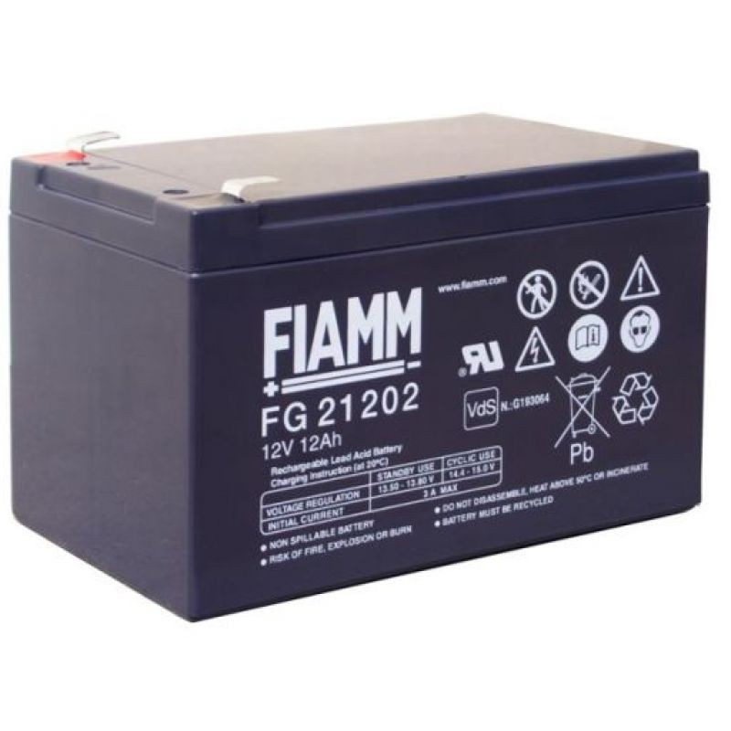 PB battery FIAMM FG21202 - 12V/12Ah (VDS) PB battery FIAMM FG21202 - 12V/12Ah (VDS)