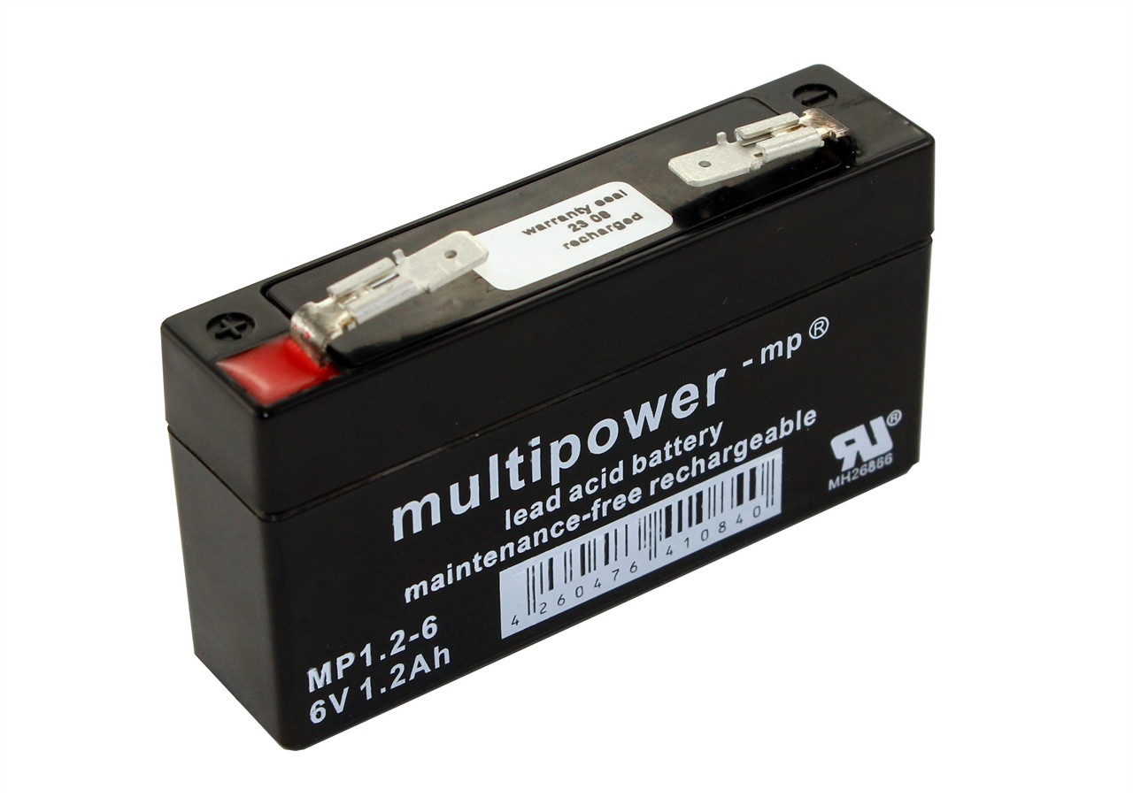 Lead acid battery suitable for Masimo Pulse Oximeter Rad-8 - 6V/ 1,2Ah Lead acid battery suitable for Masimo Pulse Oximeter Rad-8 - 6V/ 1,2Ah