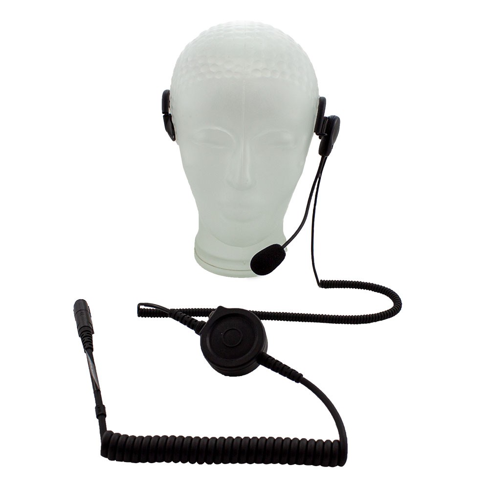 Back of head neckband headset for Motorola MTP3550 Back of head neckband headset for Motorola MTP3550