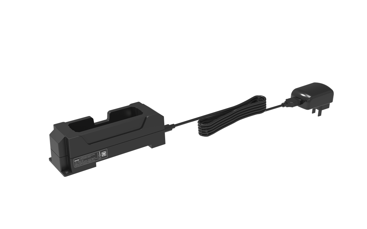 Charging station for EXMP61R-1/-2 headlamp incl. EU adapter AC 100-250V/500mA, DC 5V/2000mA Charging station for EXMP61R-1/-2 headlamp incl. EU adapter AC 100-250V/500mA, DC 5V/2000mA