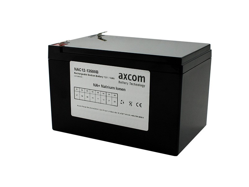 Sodium ion battery 12V 13.5Ah with 6.3mm plug contacts