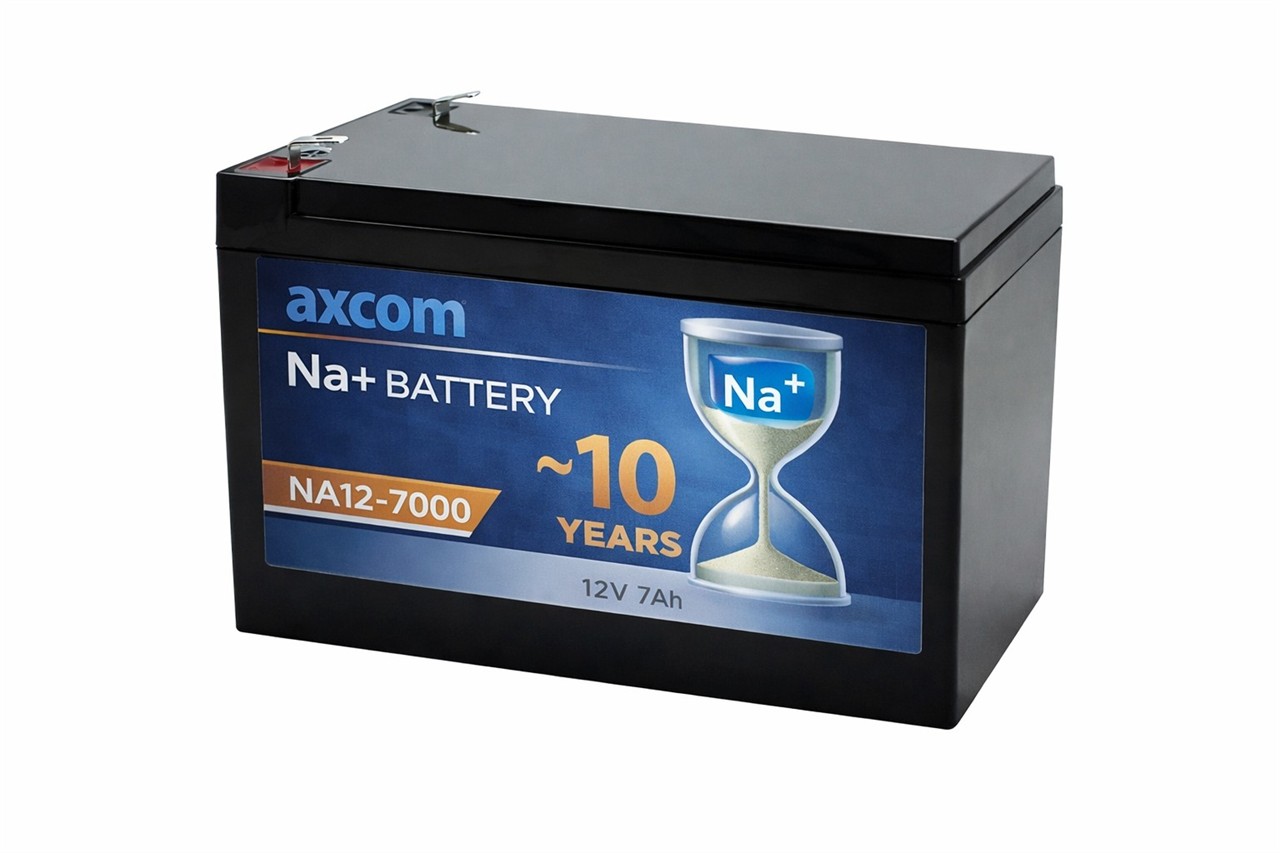 Sodium ion battery 12V 7Ah with 4.7mm plug contacts Sodium ion battery 12V 7Ah with 4.7mm plug contacts