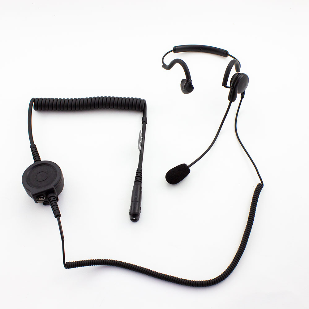 Back of head neckband headset for Motorola MTP3550