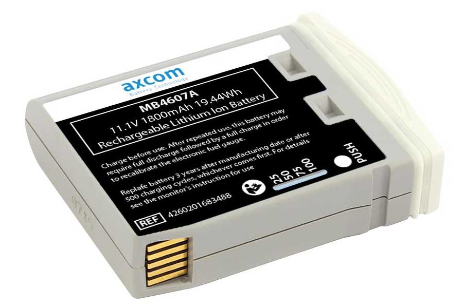 Battery compatible with Philips IntelliVue MP2, X2, M3002a and M8102a patient monitors