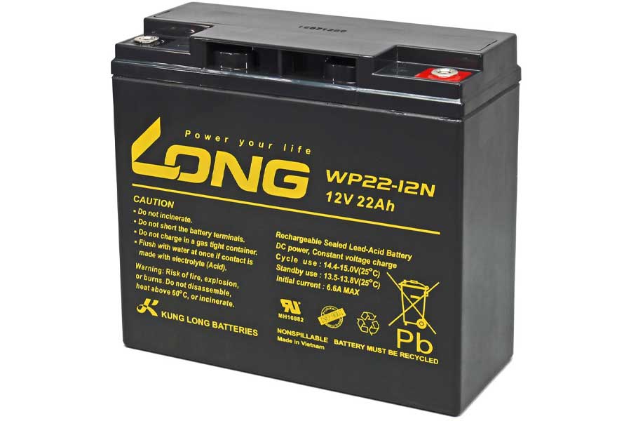 Long Lead-Acid battery WP22-12N