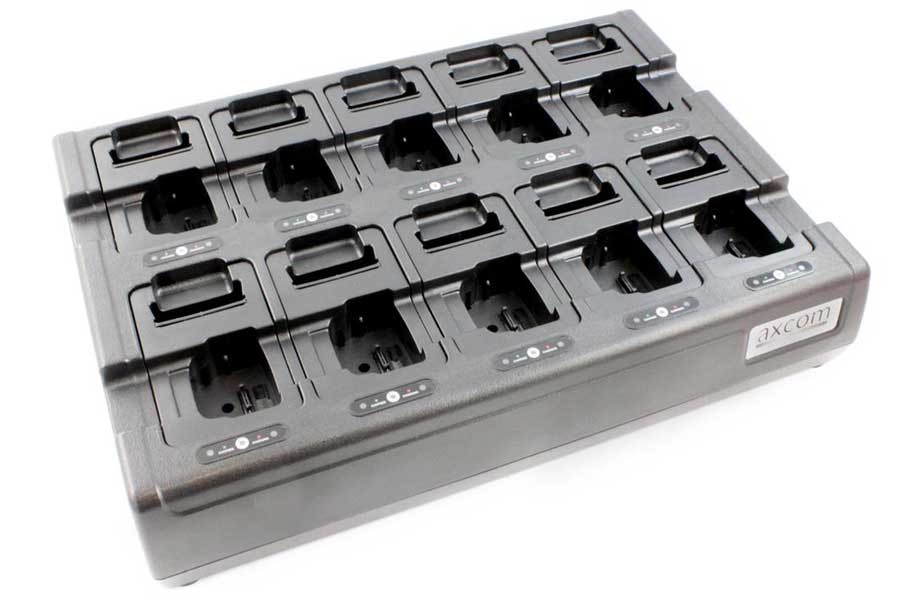 10+10 station charger incl. adapter for Motorola MTP850