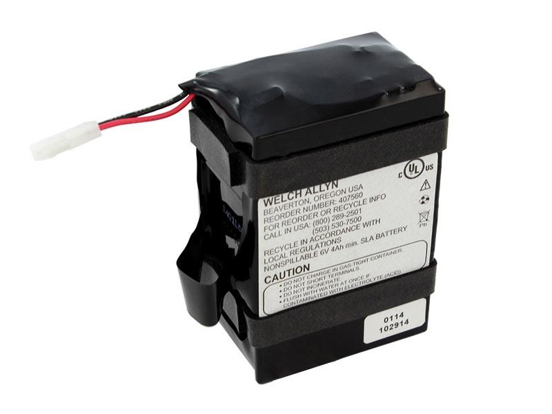 PB battery for Welch Allyn VSM 300ER series monitor 6V/4Ah (original) PB battery for Welch Allyn VSM 300ER series monitor 6V/4Ah (original)