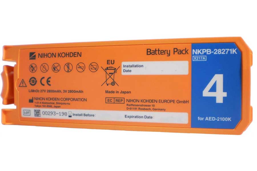 Battery for Nihon Kohden Cardiolife AED 2100 