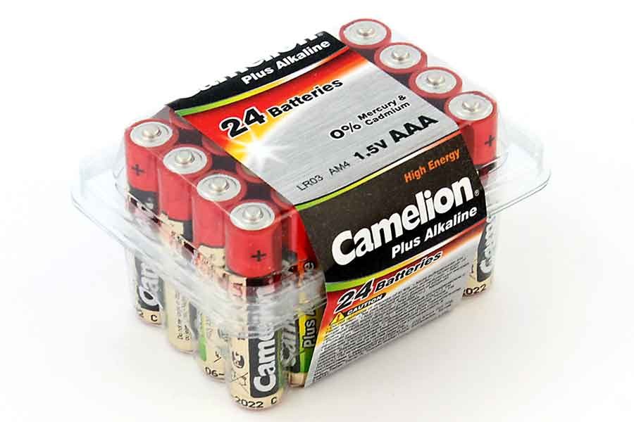 24 pieces Batteries, Camelion, Micro, AAA, LR03, LR3 24 pieces Batteries, Camelion, Micro, AAA, LR03, LR3
