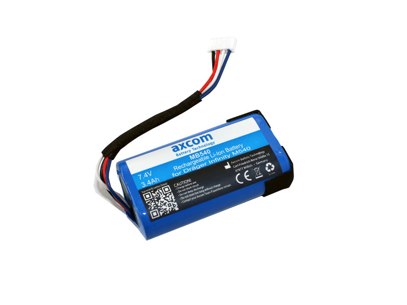 Battery for the Dräger Infinity M540 and M450 patient monitors Battery for the Dräger Infinity M540 and M450 patient monitors
