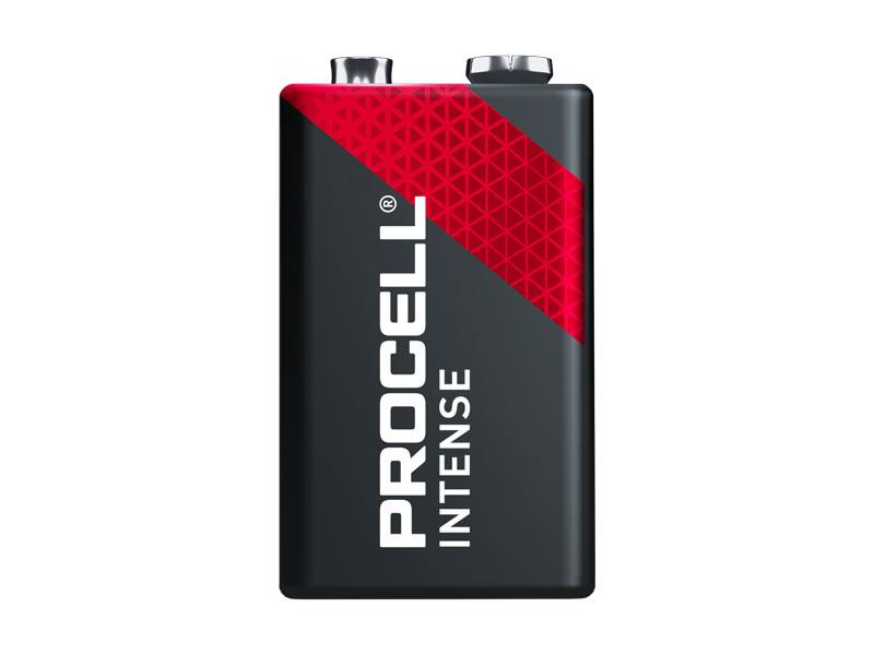 Battery, Procell Intense, 9V Block, E-Block, 6LR61