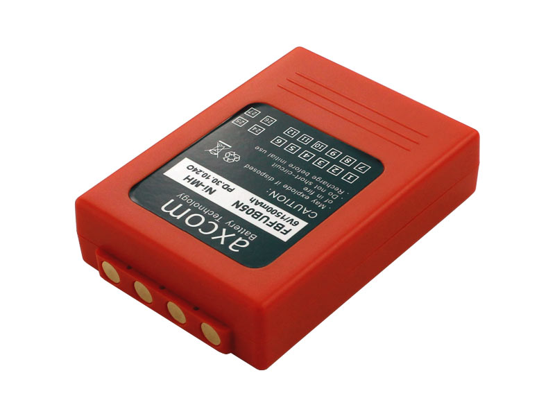 Battery for HBC remote control with 1,5Ah, like HBC FUB05AA, BA225000, BA225030, BA225031, contacts