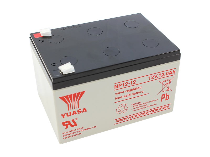 PB-battery Yuasa NP12-12 - 12V/12Ah (VDS) PB-battery Yuasa NP12-12 - 12V/12Ah (VDS)