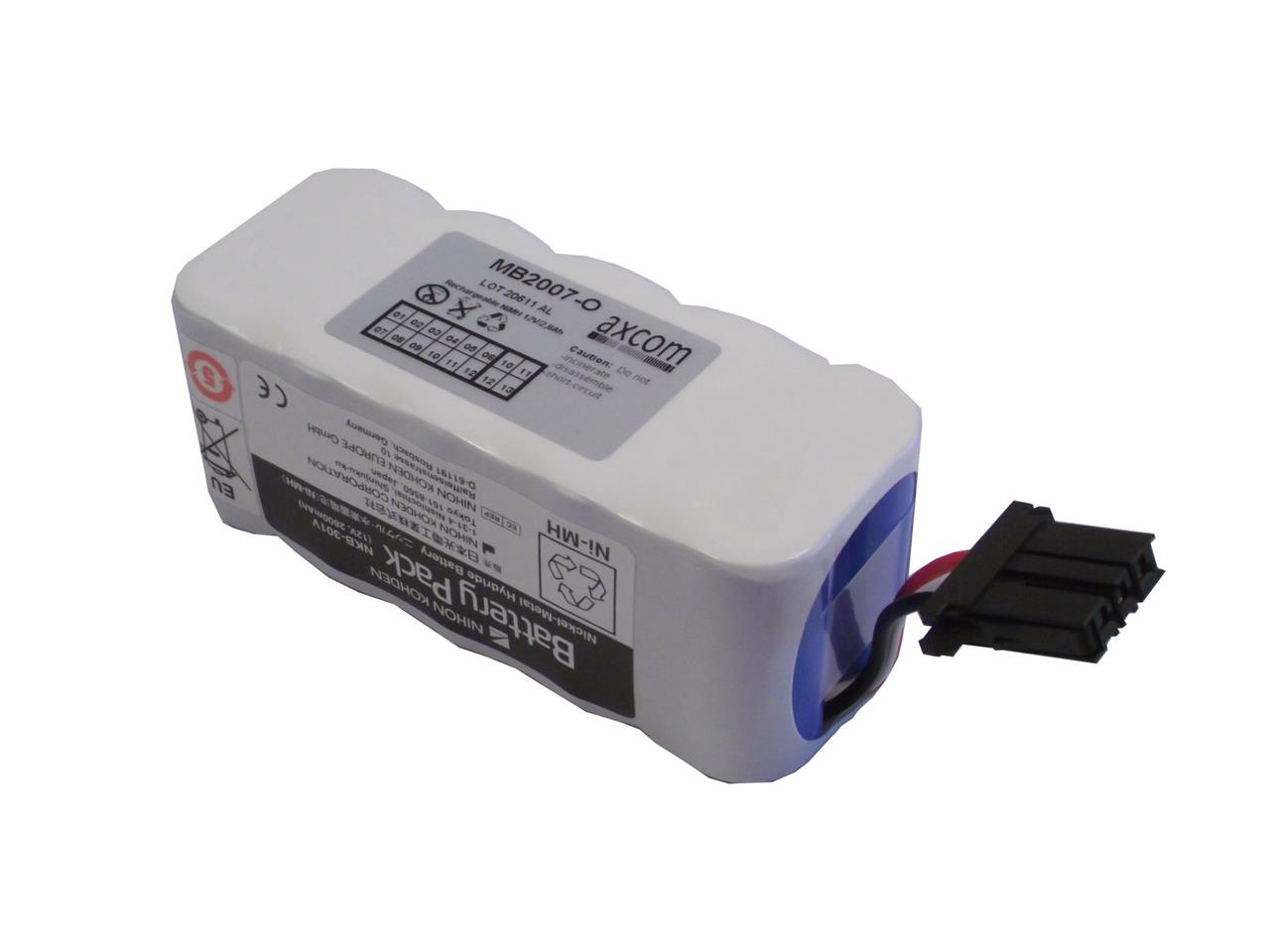 NiMH Battery for NIHON KOHDEN TEC5521/5531/7621/7631/7721/7731 - 12V/2,8Ah (ORIGINAL) NiMH Battery for NIHON KOHDEN TEC5521/5531/7621/7631/7721/7731 - 12V/2,8Ah (ORIGINAL)