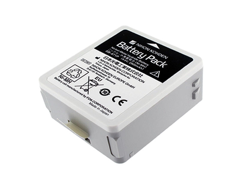 NiMH battery for Nihon Kohden BSM 3000, 6000, 6300, 650, 6700, type X075, SB-671P, 9,6V- 2,9Ah (Original)